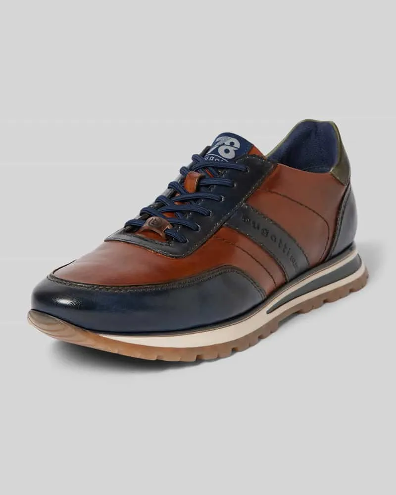 Bugatti Sneaker aus Leder mit Label-Detail Modell 'Philip 