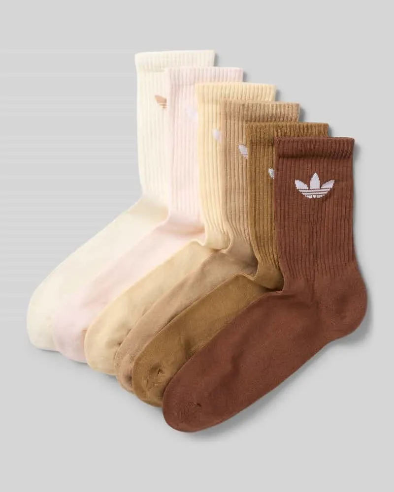 adidas Socken mit Label-Print im 6er-Pack 