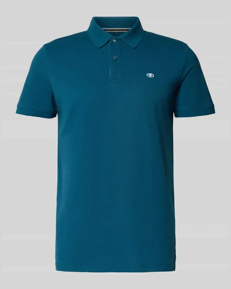 Tom Tailor Regular Fit Poloshirt aus reiner Baumwolle Dunkelblau