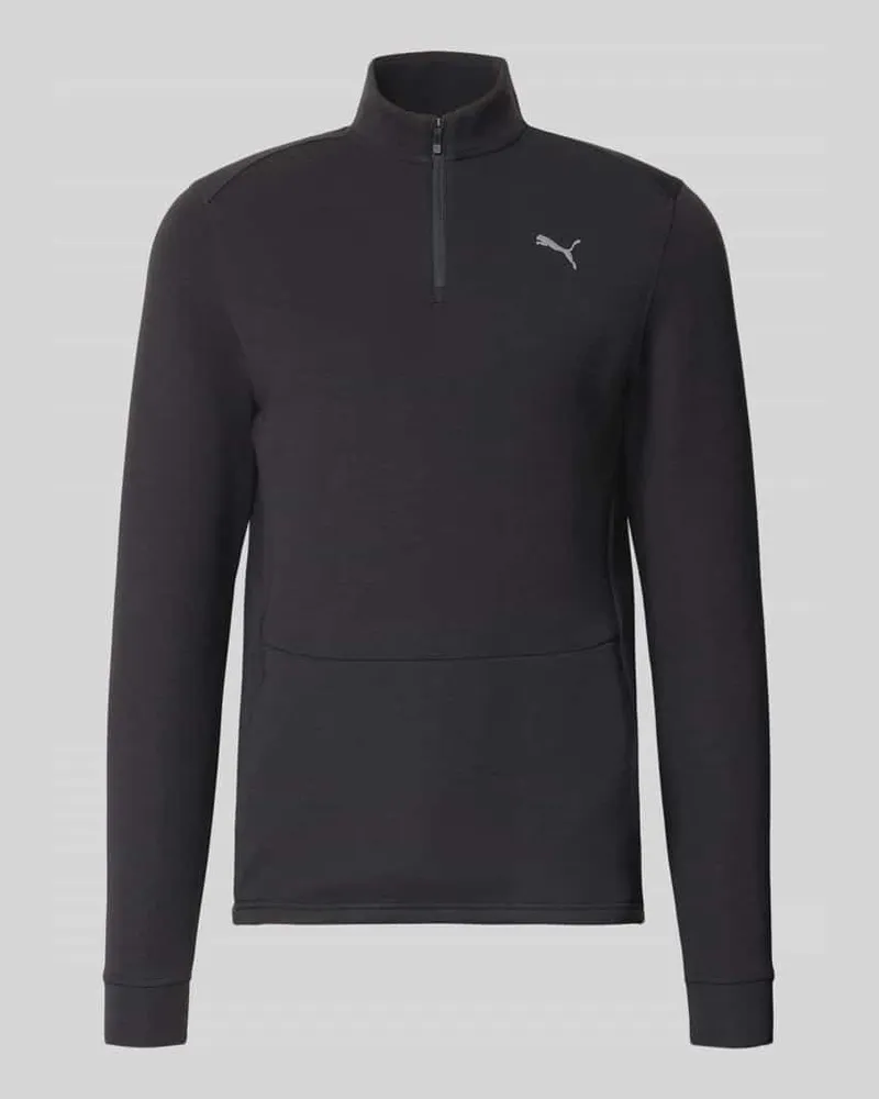 Puma Sweatshirt mit Label-Detail Modell 'CLOUDSPUN Black