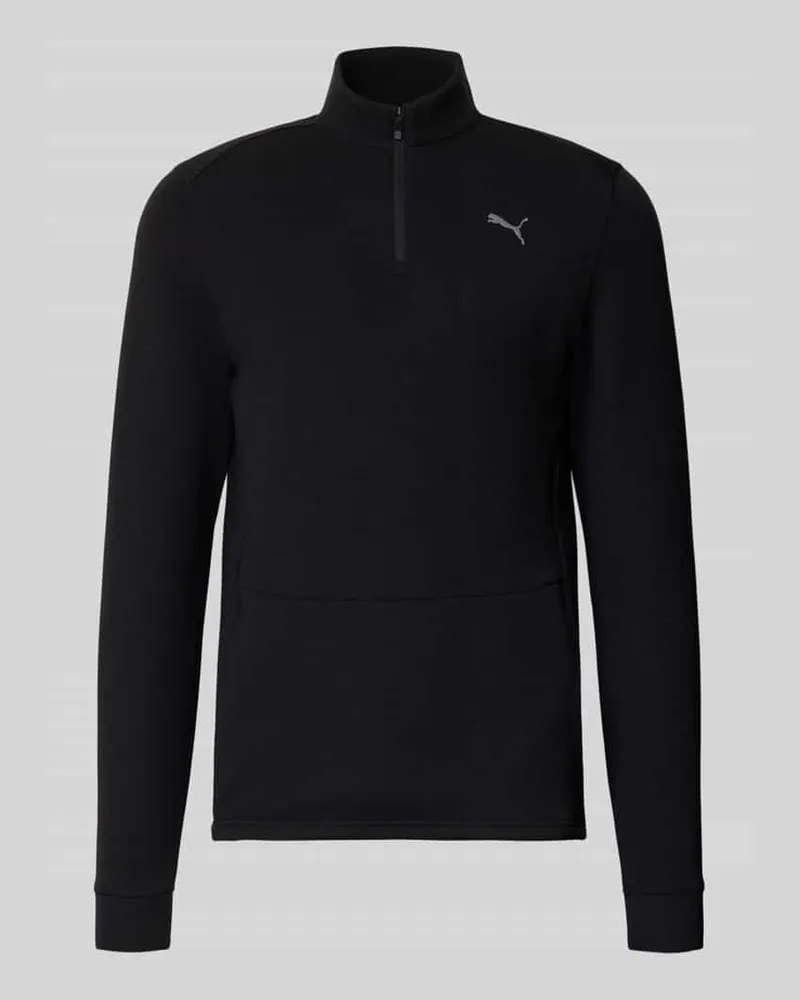 Puma Sweatshirt mit Label-Detail Modell 'CLOUDSPUN Black