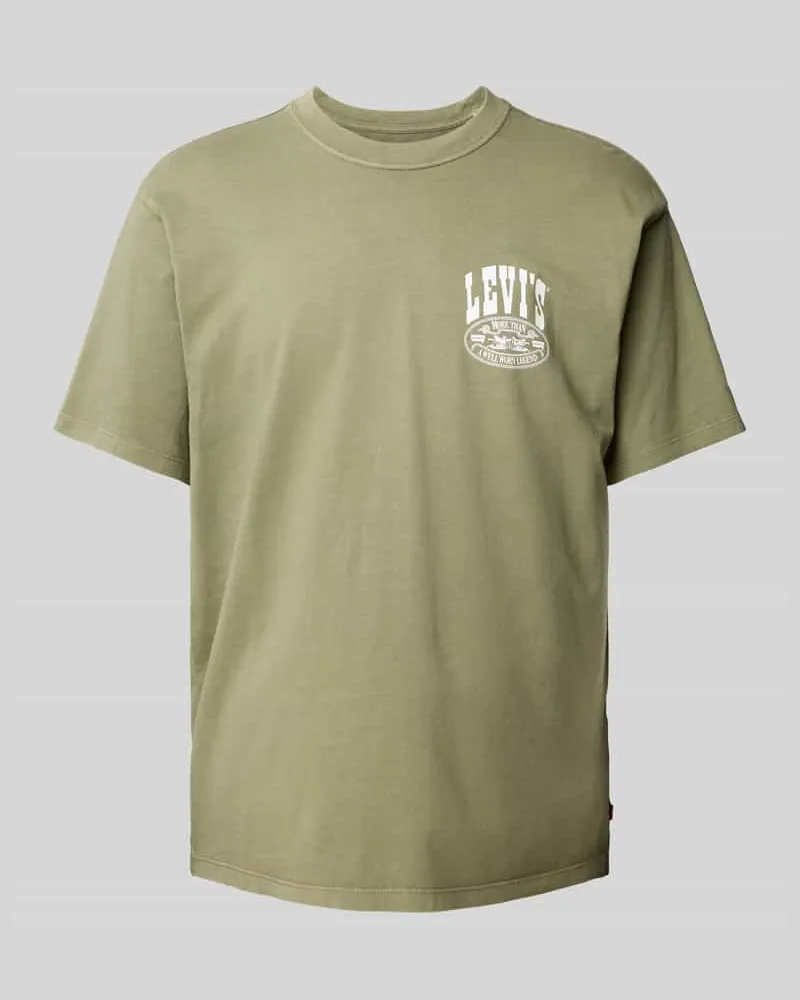 Levi's Vintage Fit T-Shirt mit Label-Details Oliv