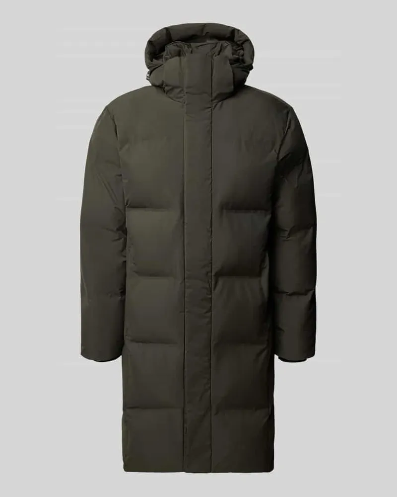 Lindbergh Regular Fit Steppmantel mit Eingrifftaschen Oliv