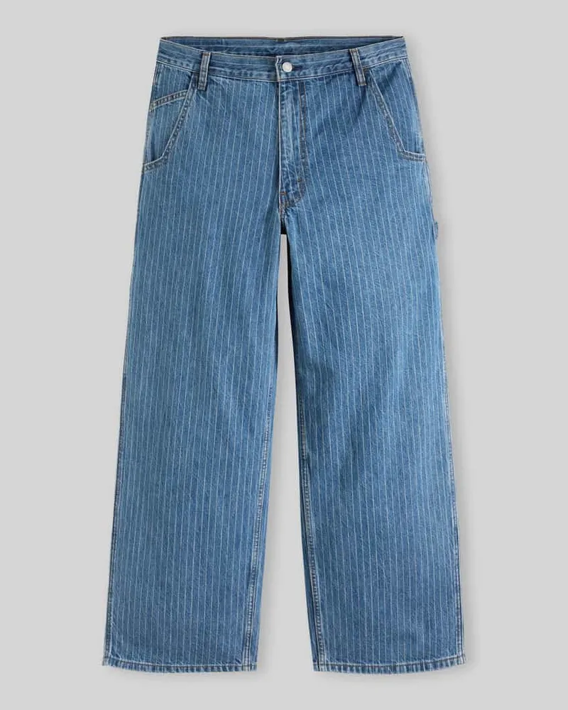 Levi's Baggy Fit Jeans aus reiner Baumwolle Blau