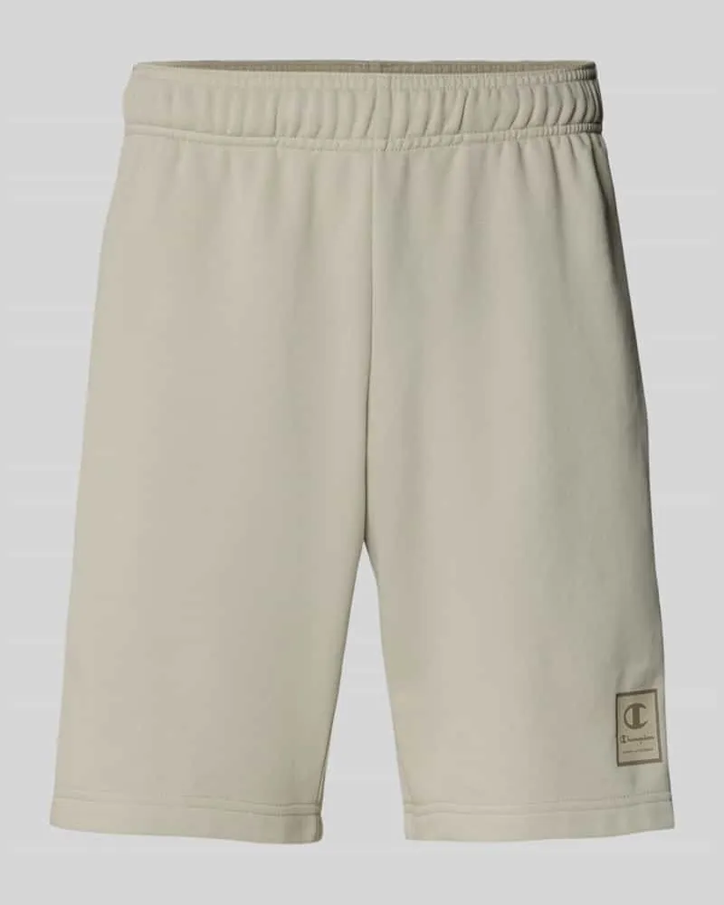 Champion Sweatshorts mit Logo-Print Modell 'TAPE Beige