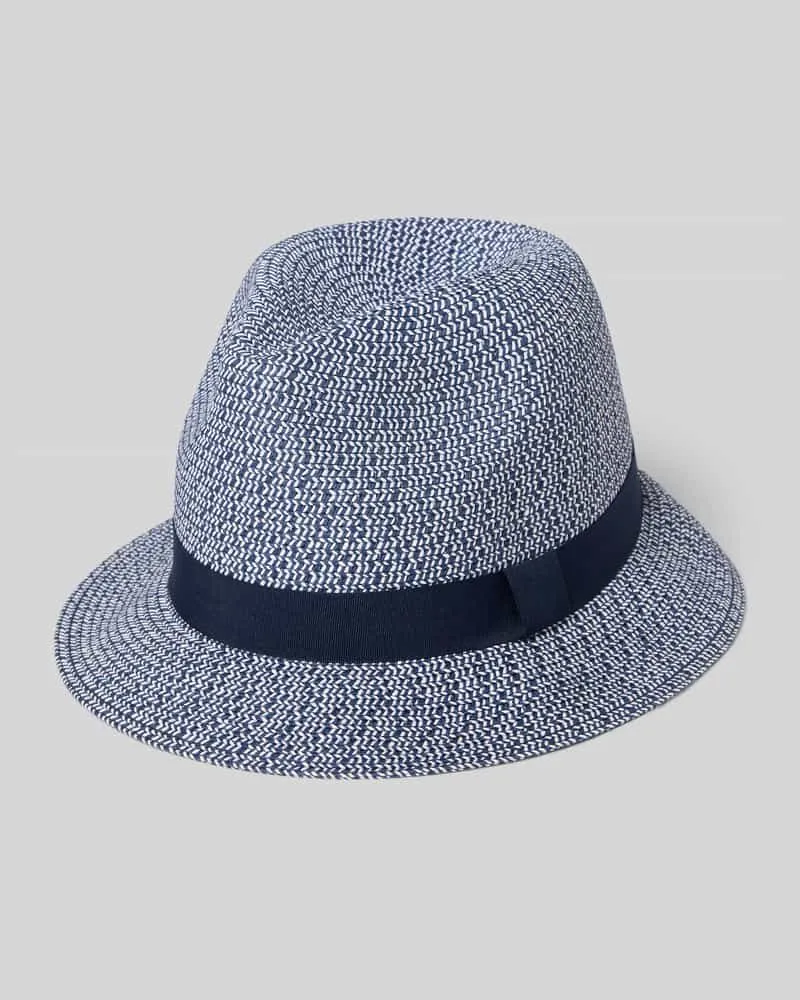 Müller Headwear Hut mit Strukturmuster Modell 'TRILBY Blau