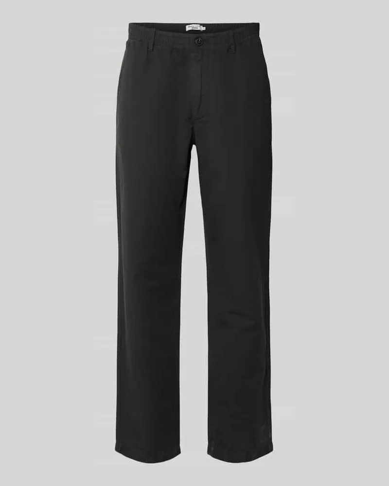 Marc O'Polo Relaxed Fit Chino aus Baumwolle-Leinen-Mix Modell 'FILIP RELAXED Hellbraun