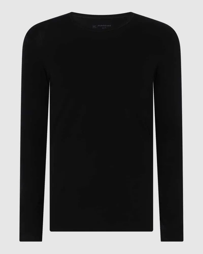 Schiesser Longsleeve mit Stretch-Anteil 