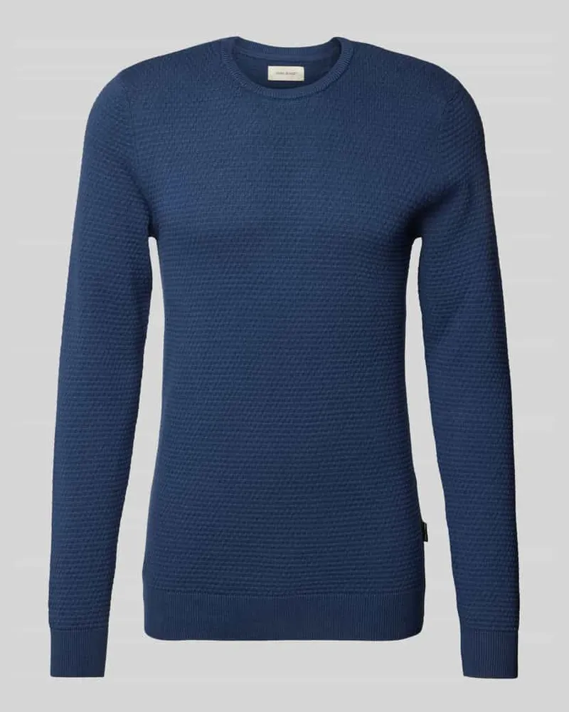 Blend Strickpullover mit Strukturmuster 