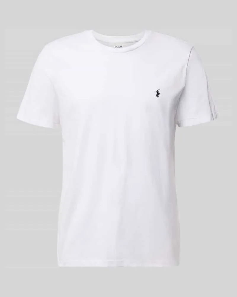 Ralph Lauren T-Shirt mit Logo-Stitching Weiss