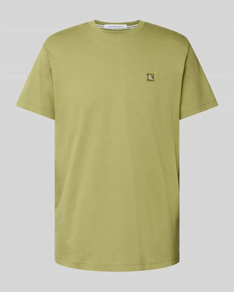 Calvin Klein T-Shirt mit Label-Badge Modell 'CK EMBRO 
