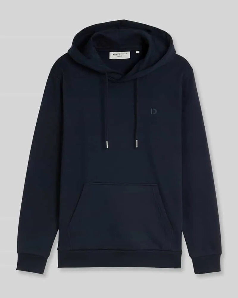 Tom Tailor Regular Fit Hoodie aus Baumwoll-Mix Marine
