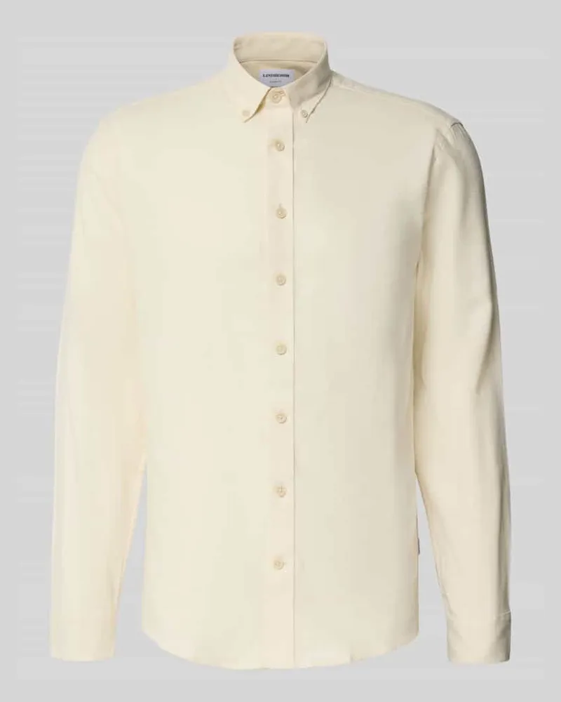 Lindbergh Freizeithemd mit Button-Down-Kragen 