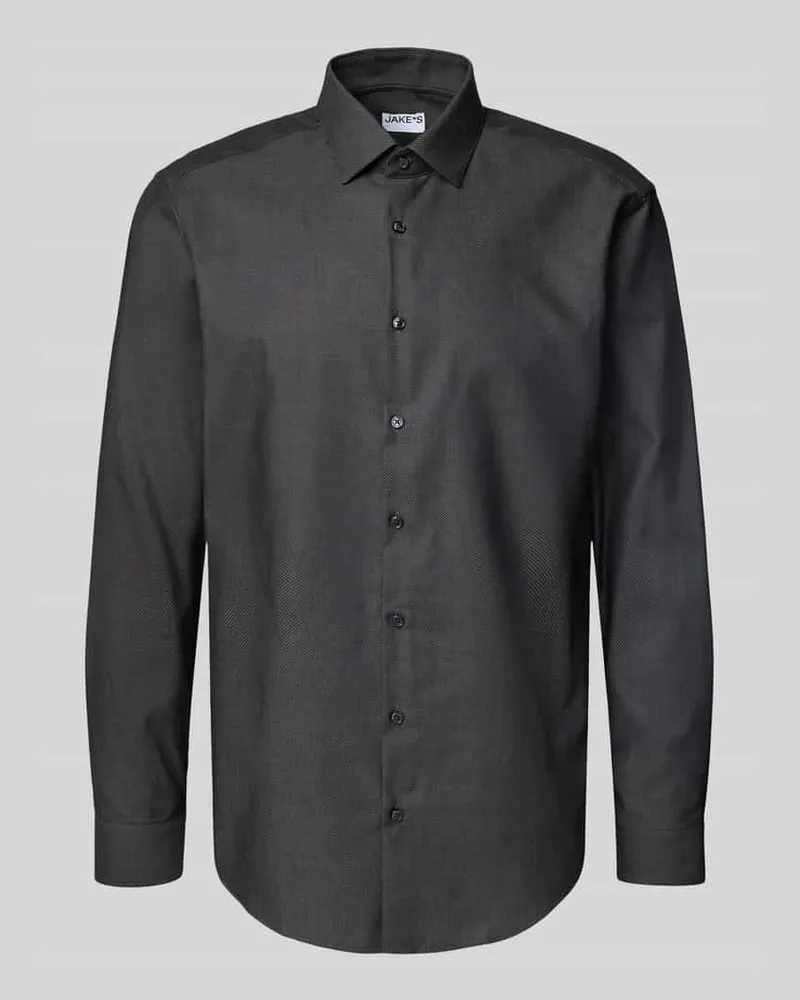 JAKE*S Regular Fit Business-Hemd mit Kentkragen 