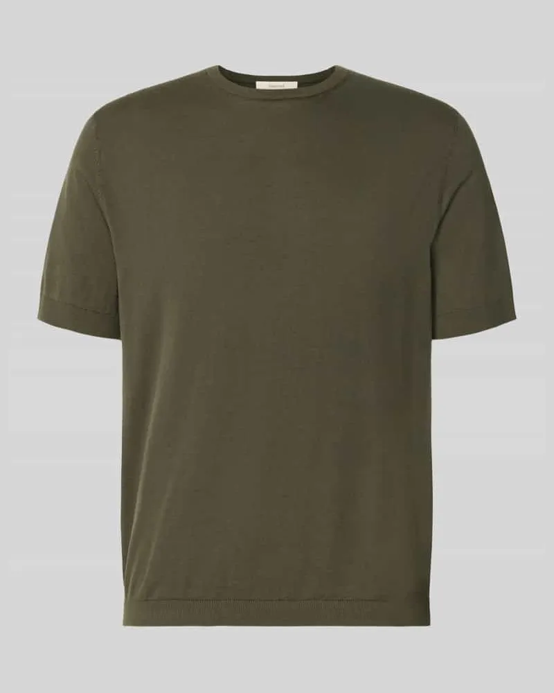 Selected Homme Regular Fit T-Shirt aus reiner Baumwolle Modell 'TORINO Dunkelgruen