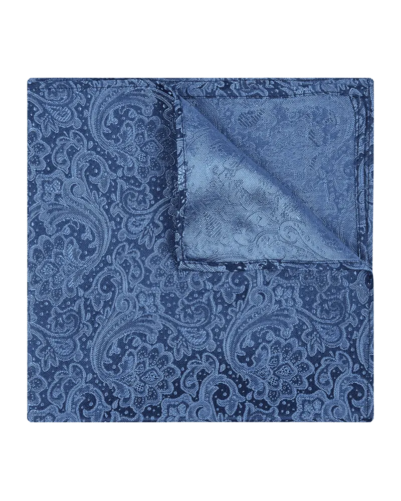 Monti Seideneinstecktuch mit Allover-Muster 