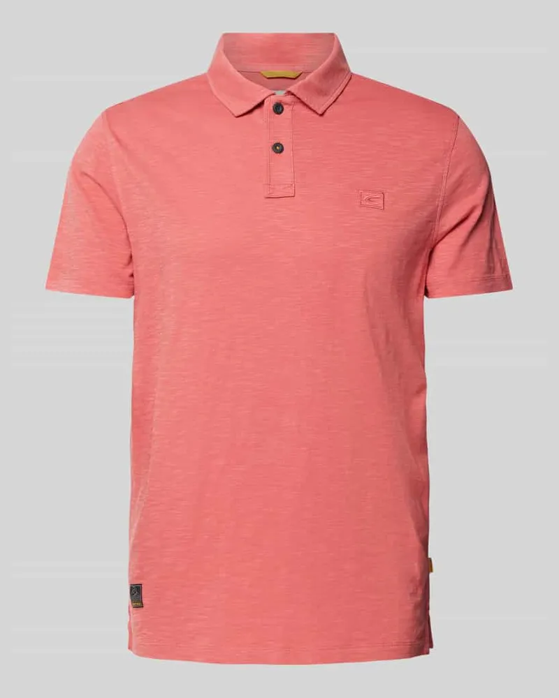 Camel Active Poloshirt mit Label-Stitching 