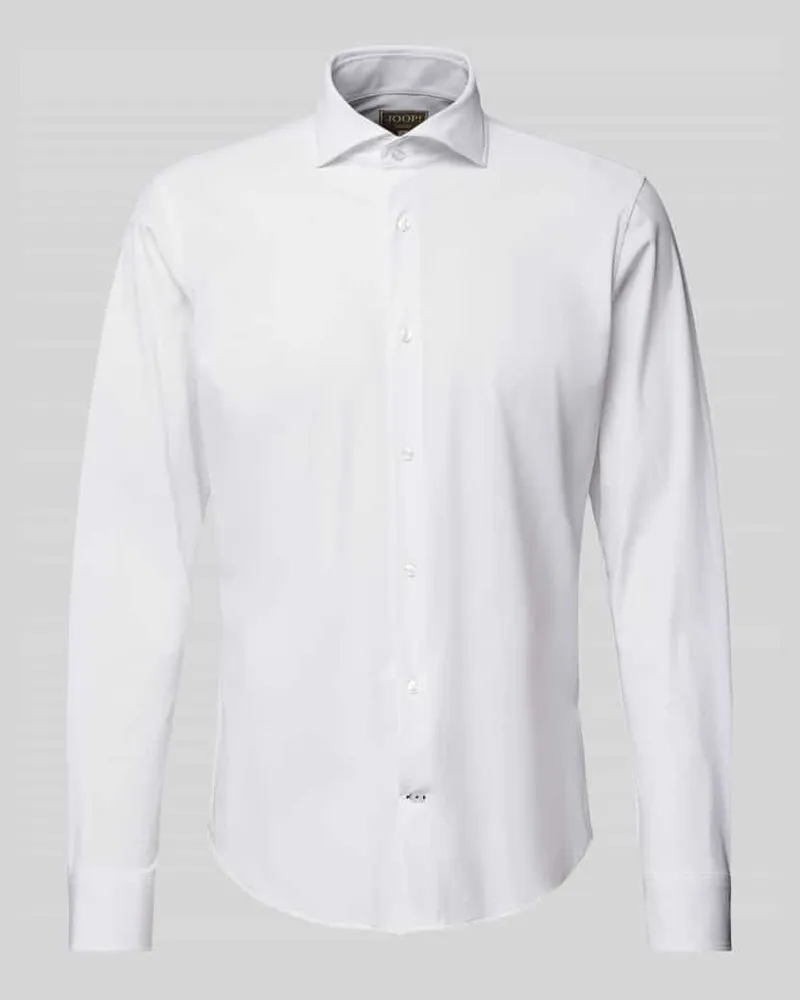 JOOP! Slim Fit Business-Hemd mit Knopfleiste Modell 'Pai Weiss