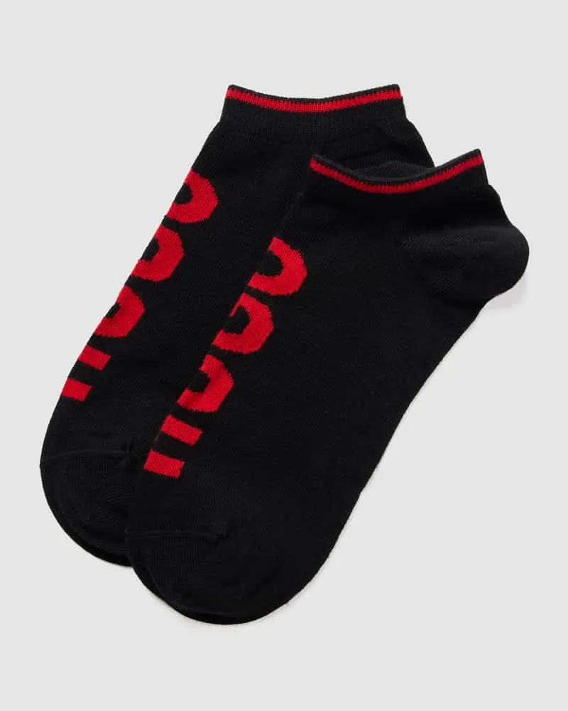 HUGO BOSS Sneakersocken mit Logo-Details im 2er-Pack Modell 'Logo 