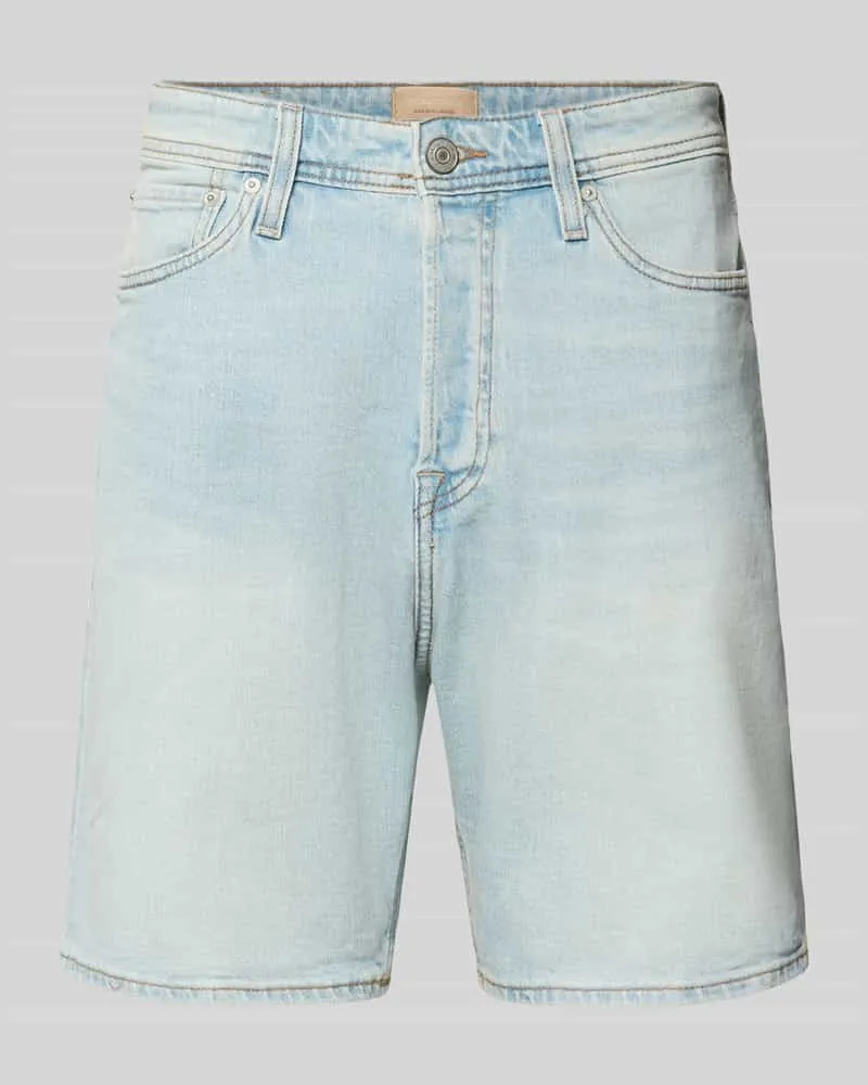 Jack & Jones Relaxed Fit Jeansshorts Modell 'TONY Hellblau