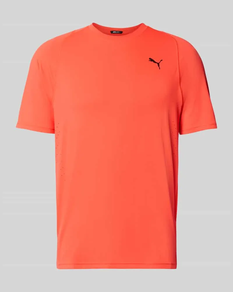 Puma Regular Fit Sport-T-Shirt mit Logo-Print Modell 'M PWRMODE Orange
