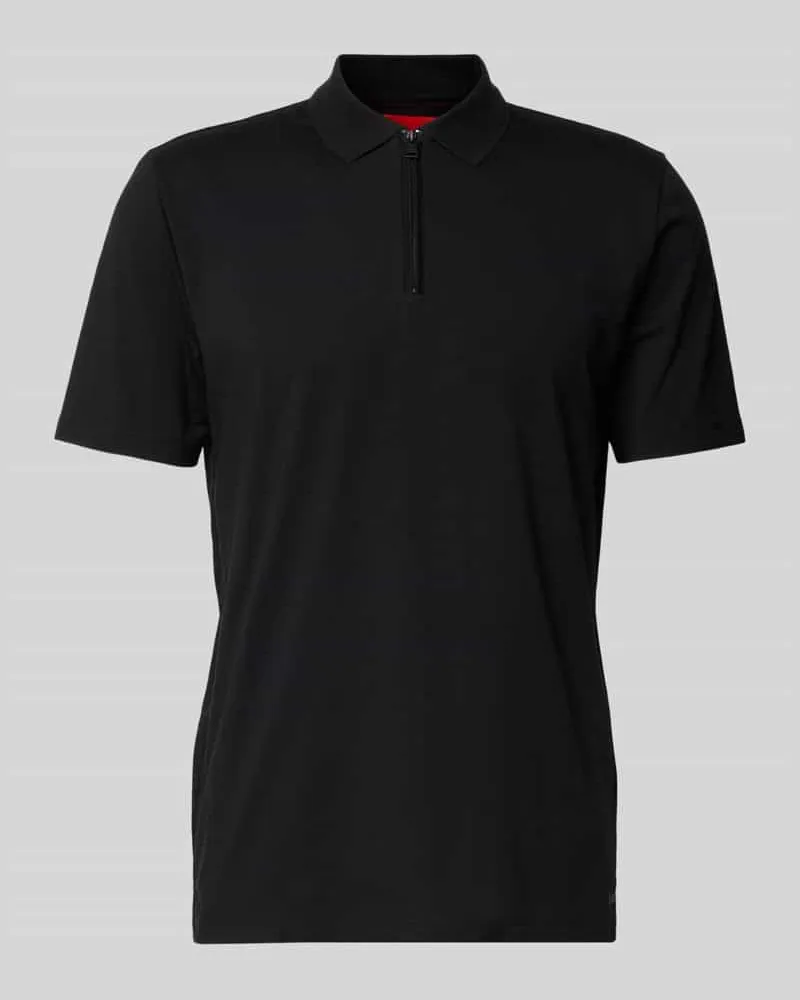 HUGO BOSS Poloshirt mit kurzem Reißverschluss Modell 'Dekok 