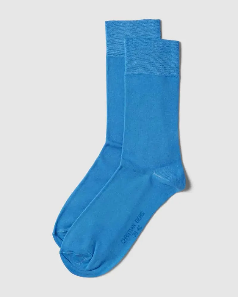 Christian Berg Socken mit elastischen Bündchen im 2er-Pack 