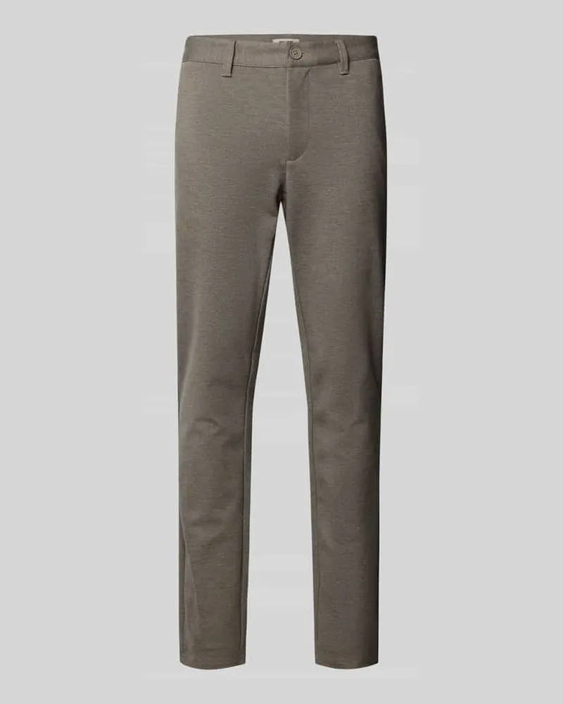 Only & Sons Slim Fit Chino aus Viskose-Mix Modell 'MARK 