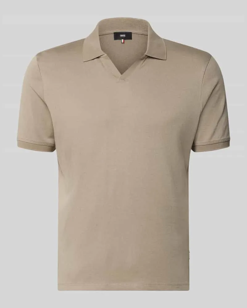 cinque Slim Fit Poloshirt mit Logo-Detail Modell 'Boll Beige