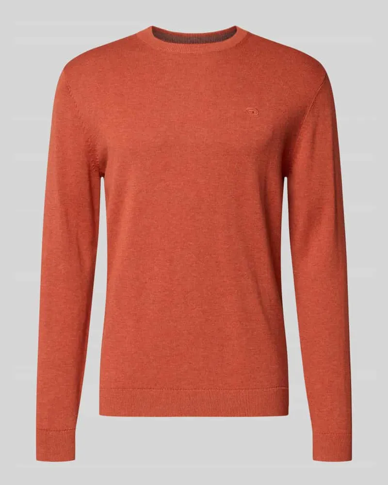 Tom Tailor Regular Fit Strickpullover aus reiner Baumwolle 