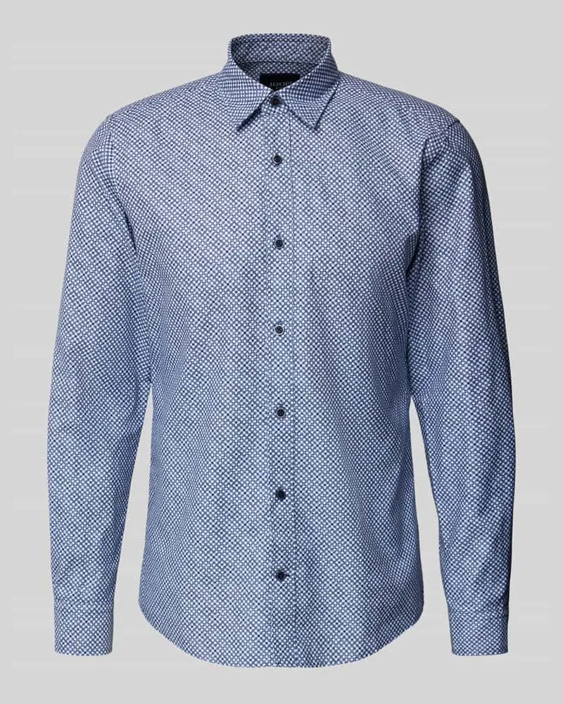 JOOP! Slim Fit Freizeithemd mit Kentkragen Modell 'Hanson 
