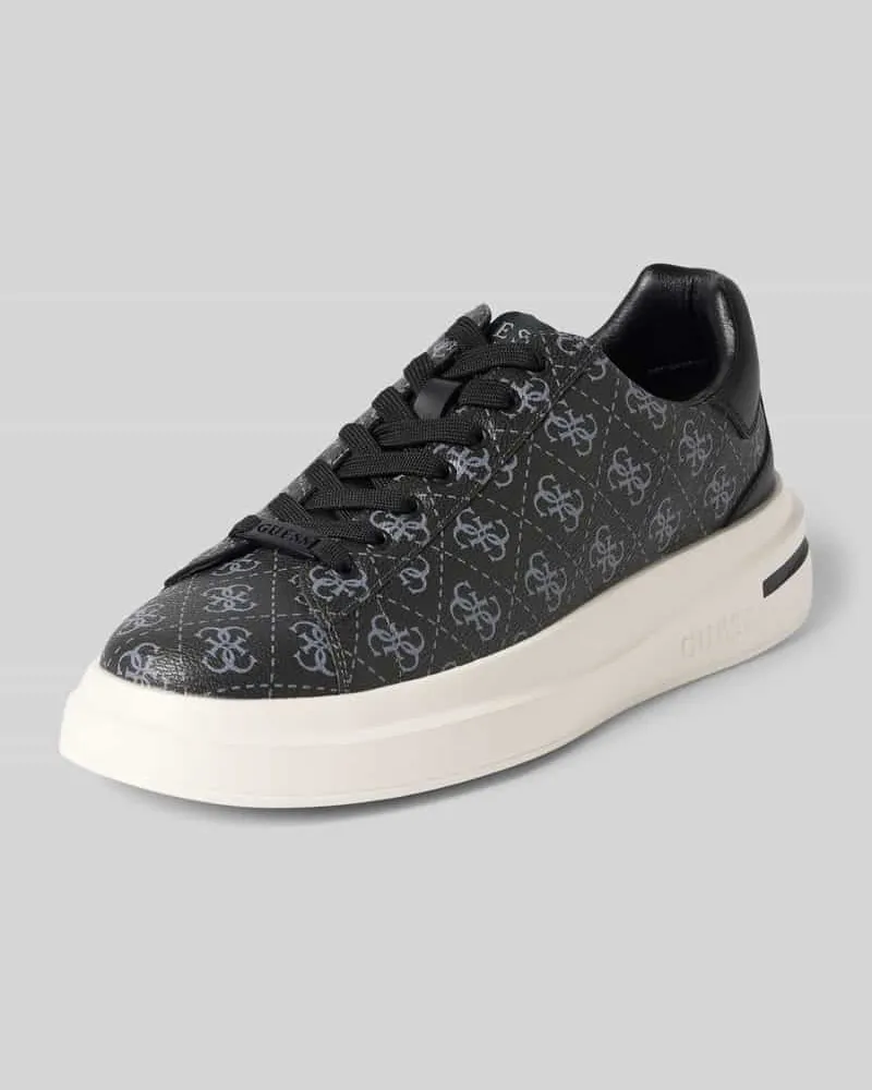 Guess Sneaker mit Plateau-Sohle Modell 'ELBA Black