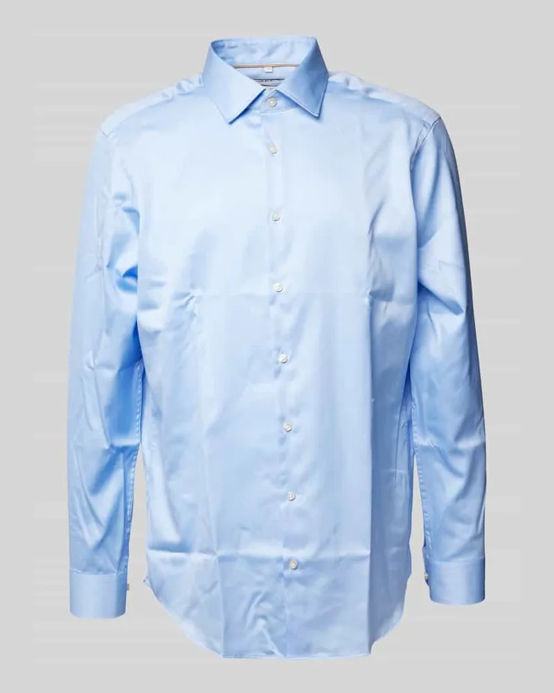 JAKE*S Regular Fit Businesshemd aus Satin 