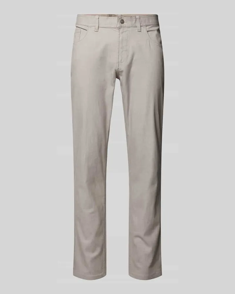 Christian Berg Regular Fit Hose mit Baumwoll-Anteil Hellbraun