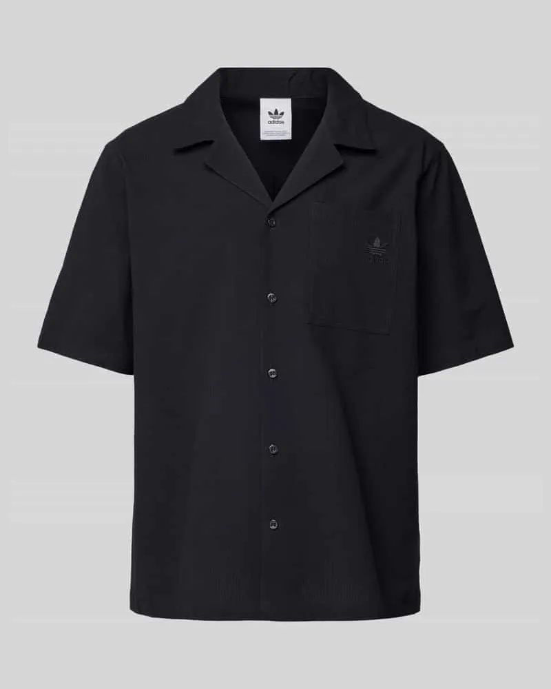 adidas Regular Fit Freizeithemd mit Label-Stitching 