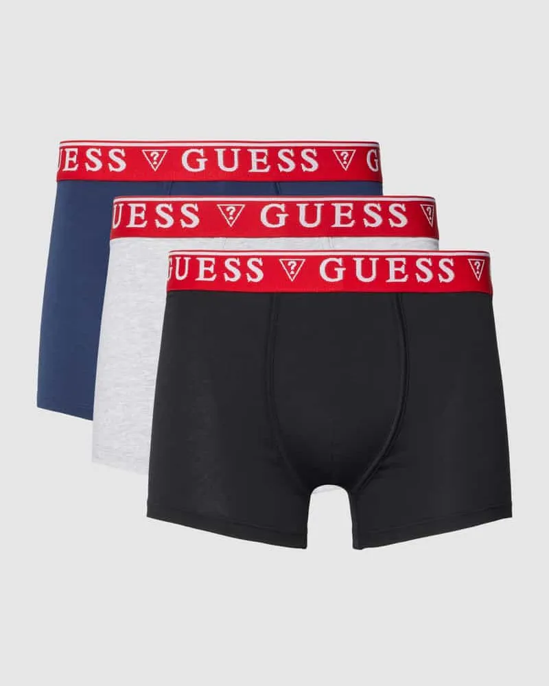 Guess Trunks mit elastischem Bund Modell 'BRIAN HERO' im 3er-Pack 
