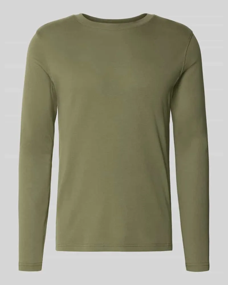 McNeal Longshirt mit Rundhalsausschnitt Oliv