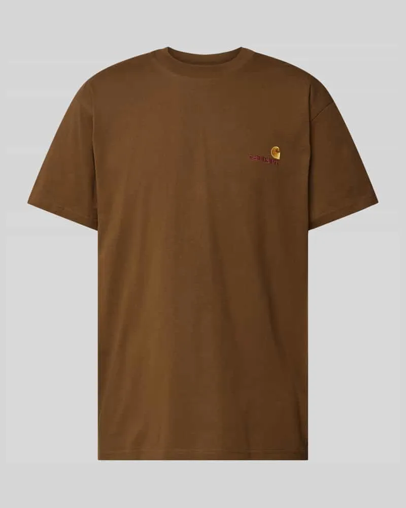 Carhartt WIP T-Shirt mit Label-Stitching Modell 'American Script 