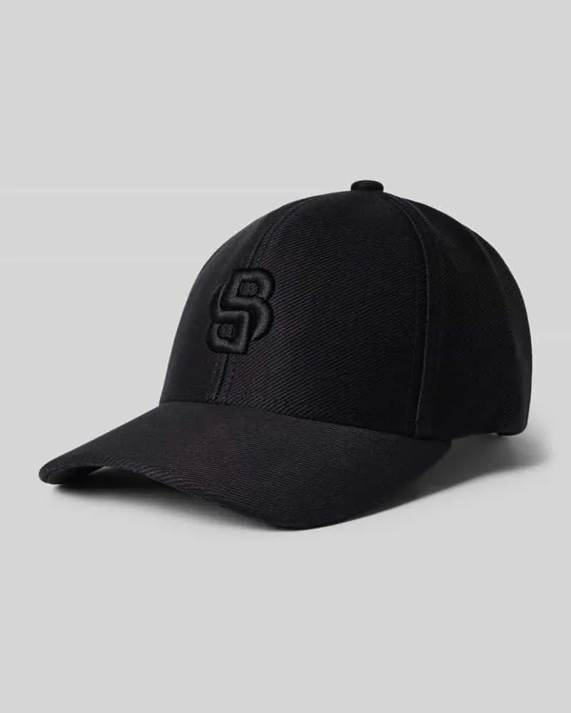 HUGO BOSS Cap mit Logo-Stitching Black