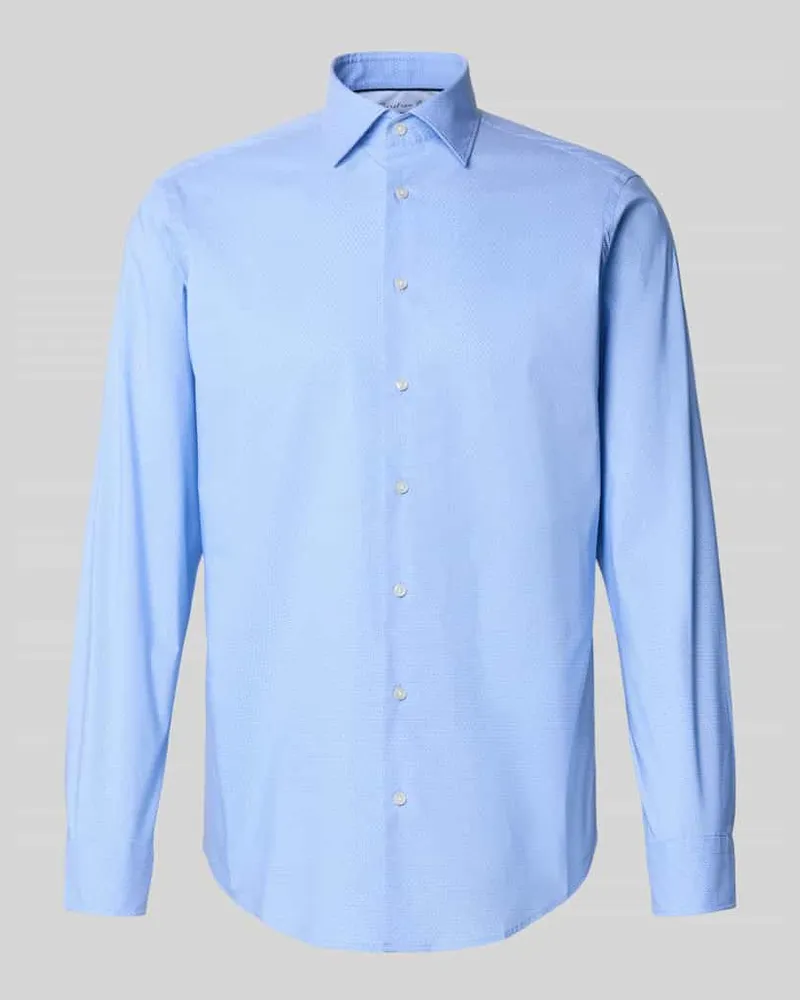 Christian Berg Regular Fit Freizeithemd mit Kentkragen Bleu