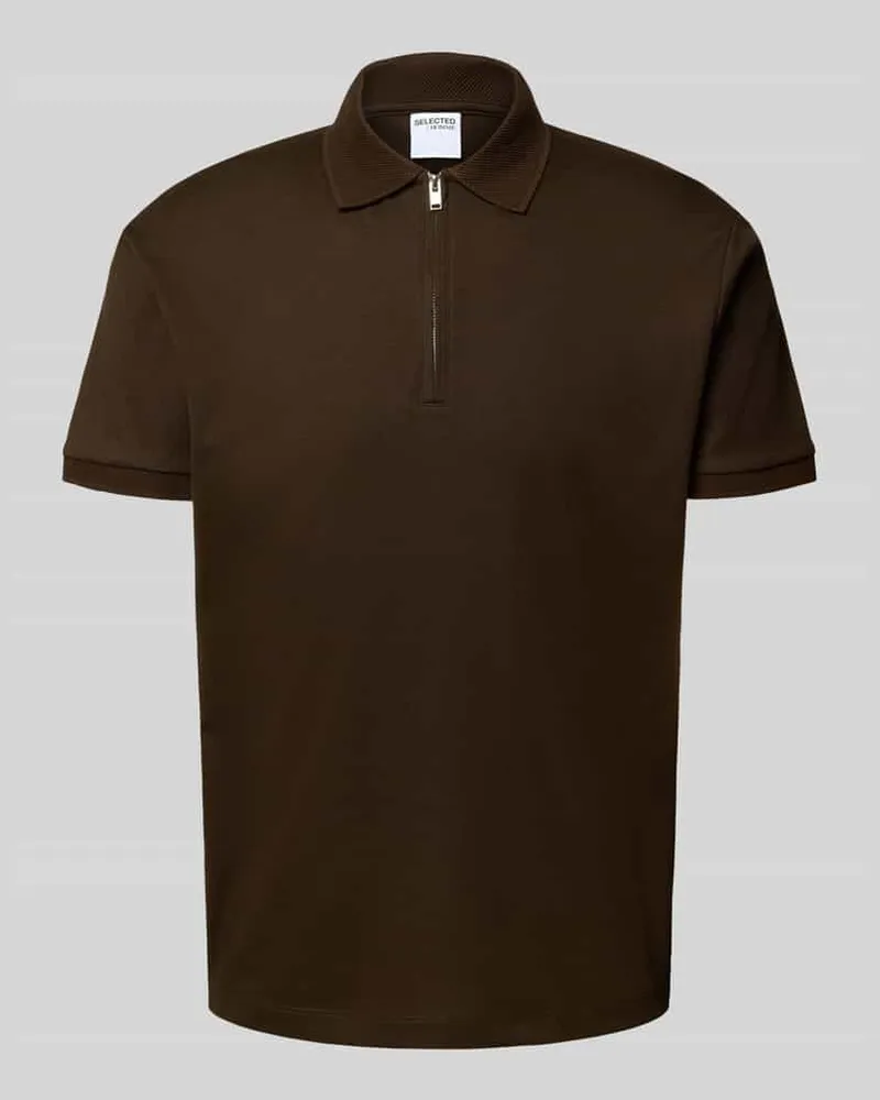 Selected Homme Regular Fit Poloshirt aus Baumwoll-Mix Modell 'FAVE 