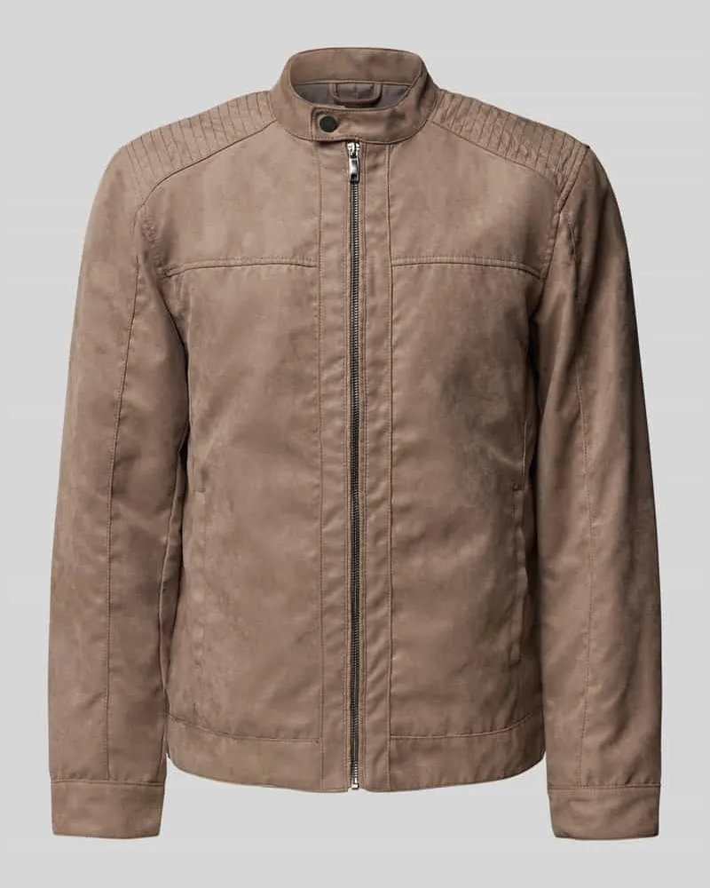 Only & Sons Regular Fit Jacke in Lederoptik Modell 'MIKE 