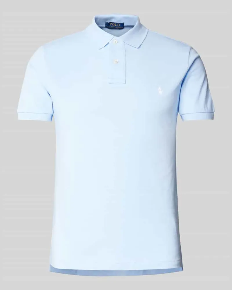 Ralph Lauren Slim Fit Poloshirt mit Label-Stitching 