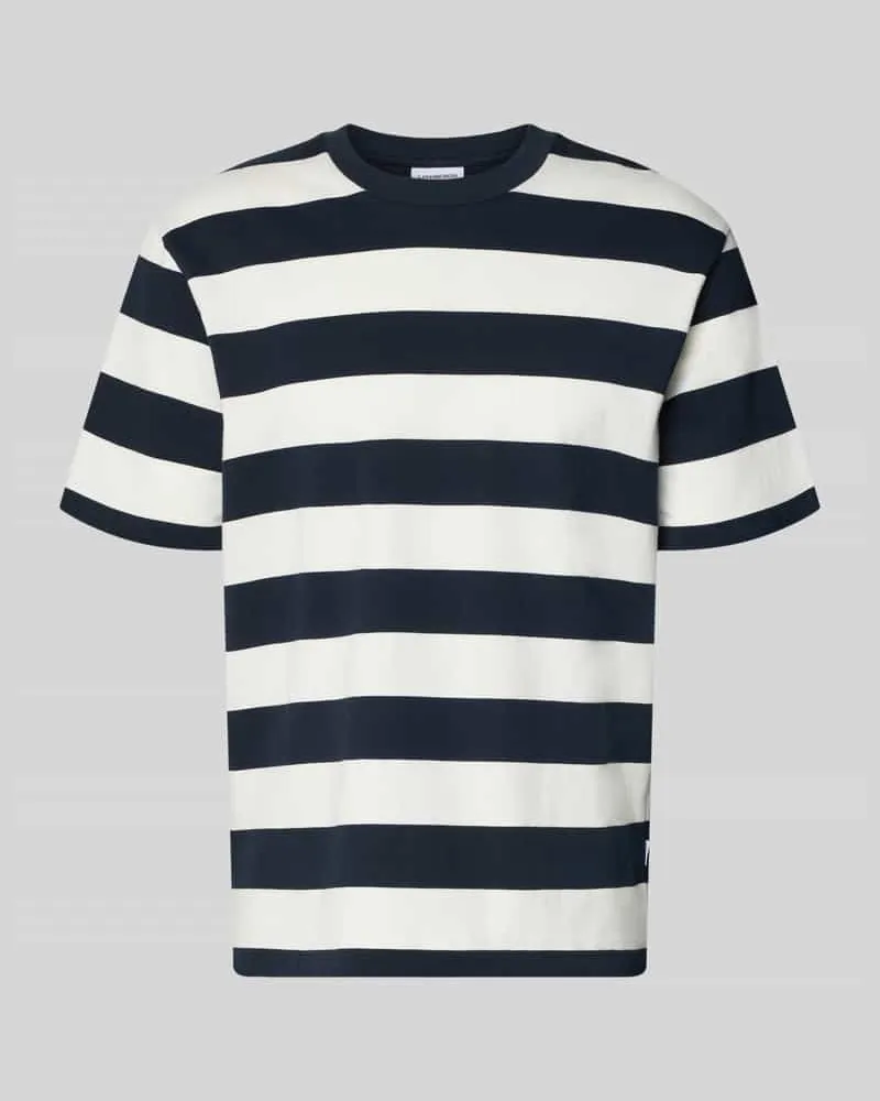 Lindbergh Oversized T-Shirt mit Rundhalsausschnitt Marine