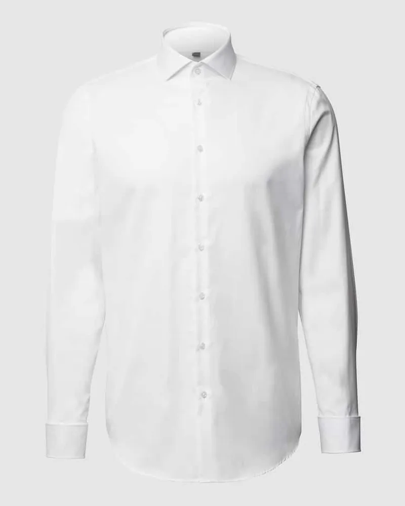JAKE*S Regular Fit Businesshemd aus Twill 