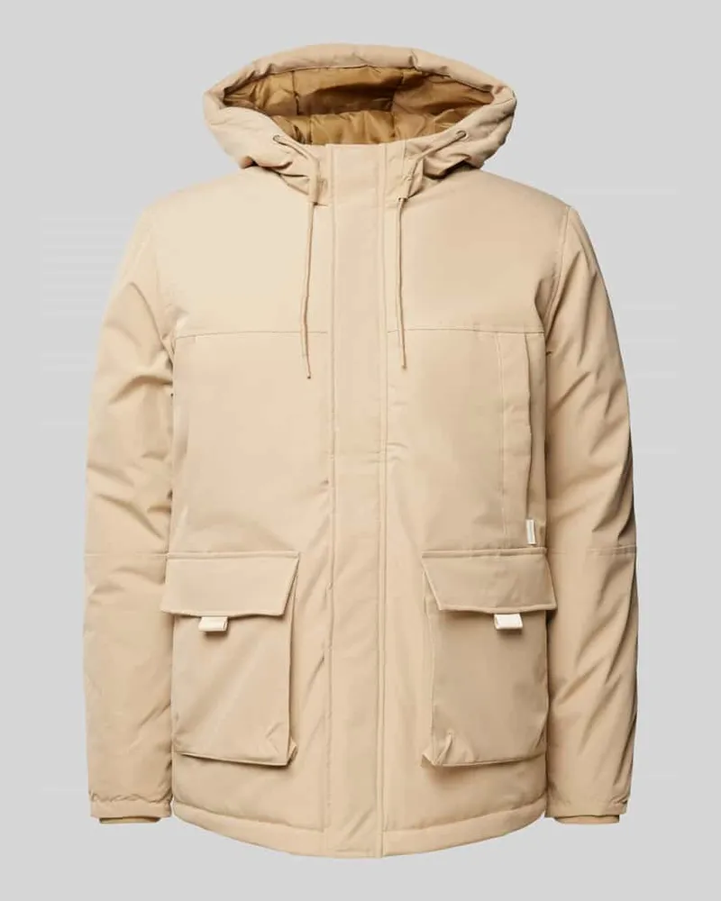 Blend Jacke mit Kapuze Sand