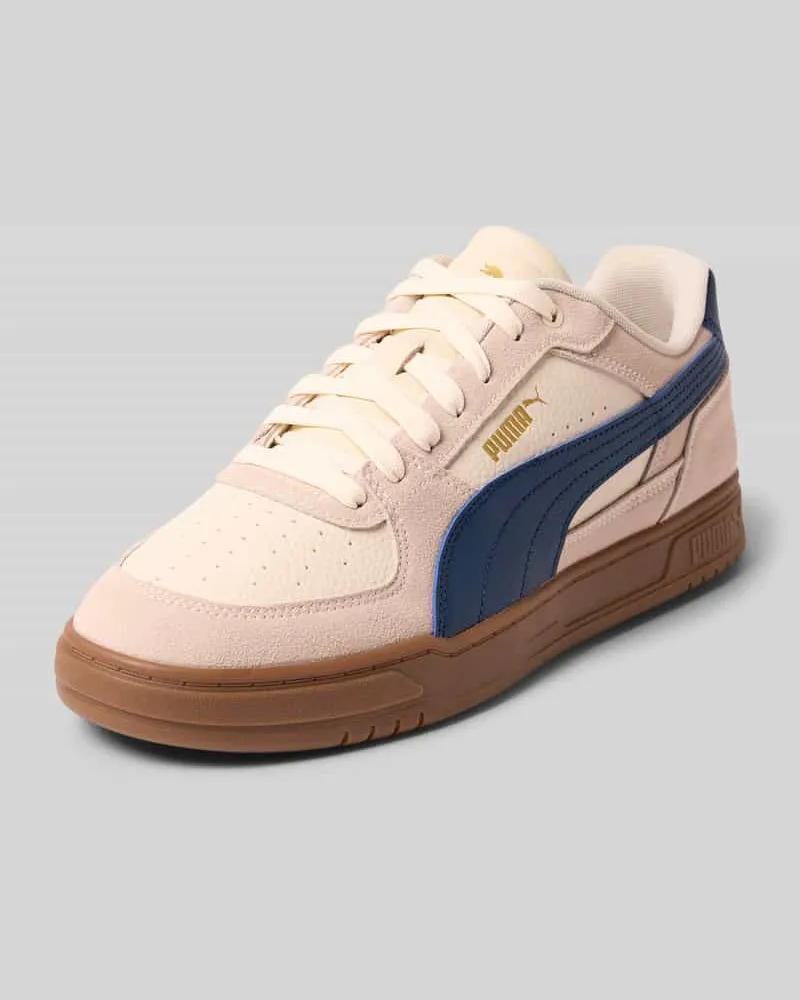 Puma Sneaker mit kontrastfarbenem Seitenstreifen Silber