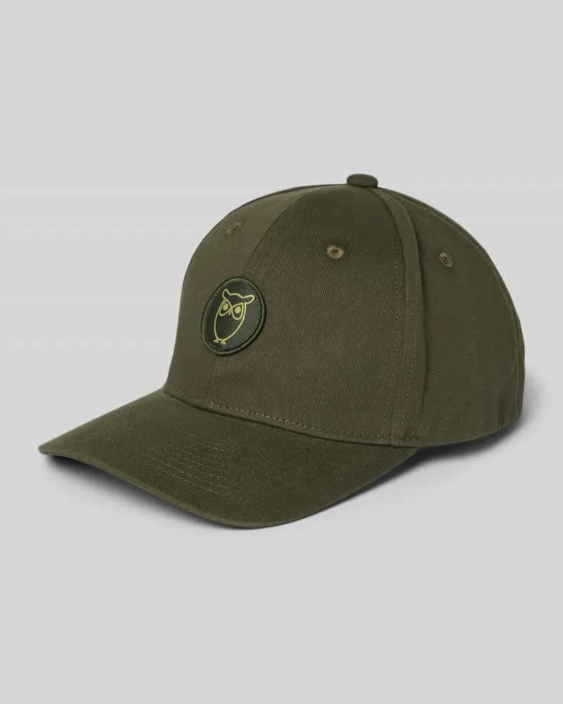 Knowledge Cotton Apparel Basecap mit Label-Detail 