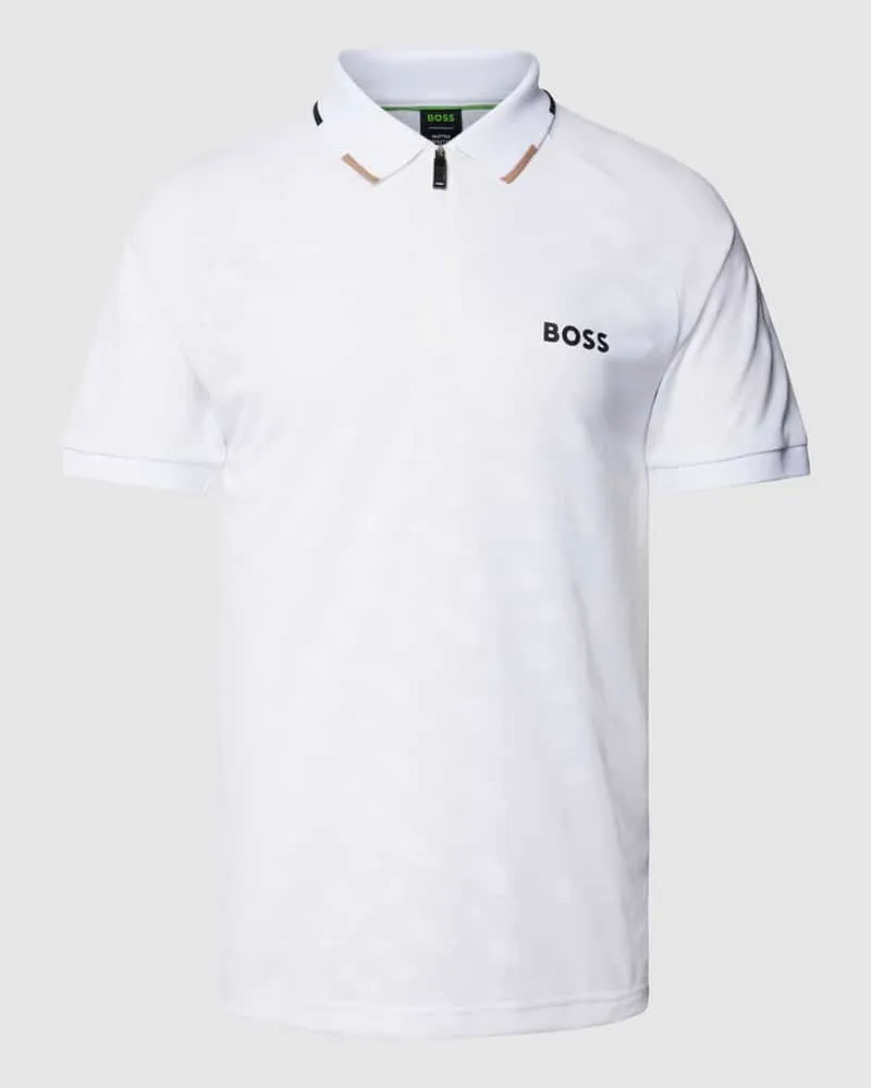 HUGO BOSS Poloshirt mit Label-Detail Modell 'Philix 