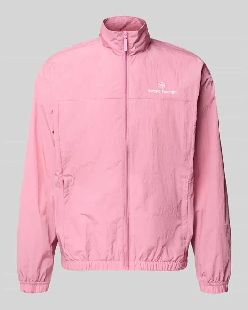 Sergio Tacchini Regular Fit Jacke mit Stehkragen Modell 'Nayla Hellrosa